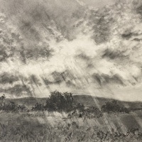Field and Clouds